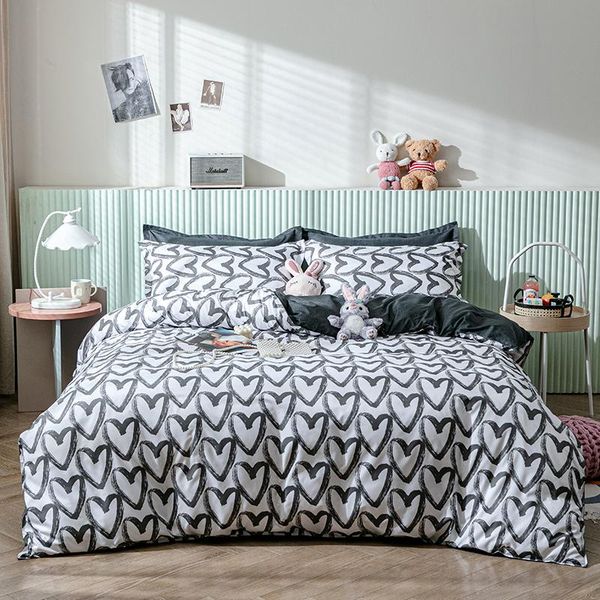bedding sets high-quality set king full single size modern style duvet cover + bed flat sheet pillow case
bedding sets high-quality set king full single size modern style duvet cover + bed flat sheet pillow case