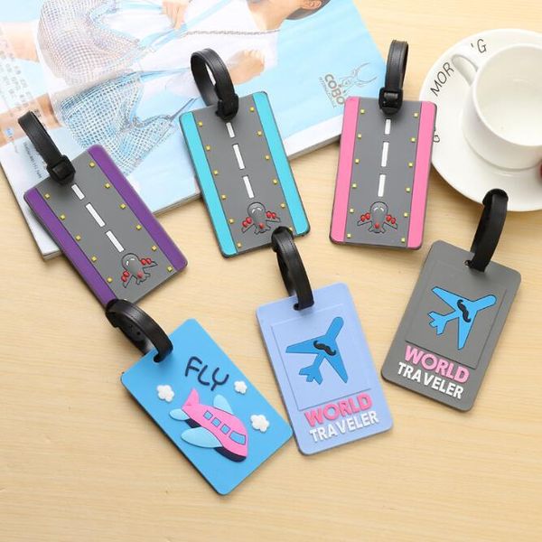 travel accessories "world traveler" luggage tag silica gel suitcase id address holder baggage boarding tag portable label, Black
travel accessories "world traveler" luggage tag silica gel suitcase id address holder baggage boarding tag portable label, Black