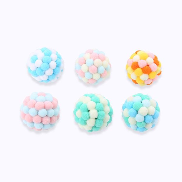 cat toys 1pcs 5.5cm with bell pet supplies stitching color plush funny interactive toy throwing self-excited ball
cat toys 1pcs 5.5cm with bell pet supplies stitching color plush funny interactive toy throwing self-excited ball