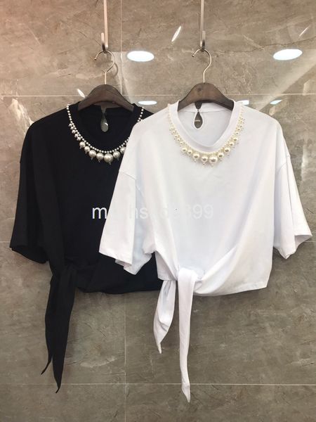women's t-shirt one after another, a small number of designs have been issued in the spring and summer . manual pearl short sleeve irre, White
women's t-shirt one after another, a small number of designs have been issued in the spring and summer . manual pearl short sleeve irre, White