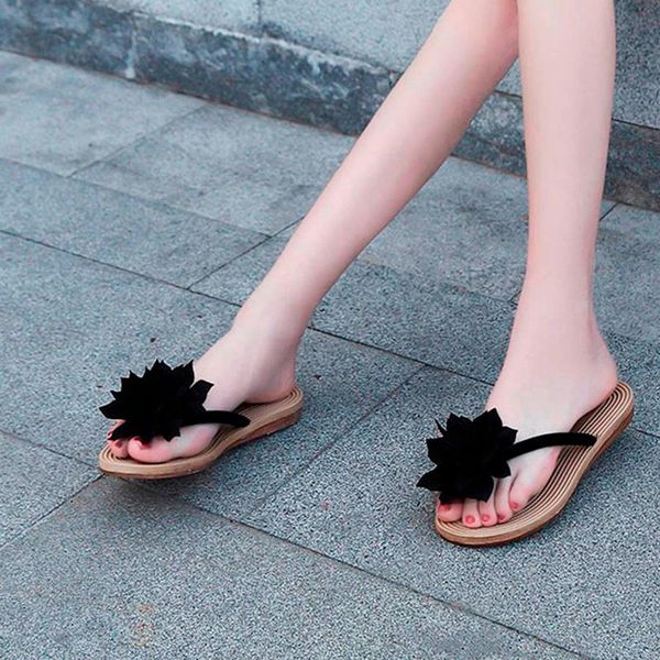 women shoes summer floral flip flops beach sandals thongs slippers imitation rope travel flip-flops flat-bottom, Black
women shoes summer floral flip flops beach sandals thongs slippers imitation rope travel flip-flops flat-bottom, Black