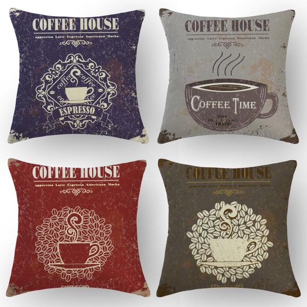 cushion/decorative pillow coffee retro pattern series cushion cover living room sofa decorative 45x45cm linen / cotton
cushion/decorative pillow coffee retro pattern series cushion cover living room sofa decorative 45x45cm linen / cotton