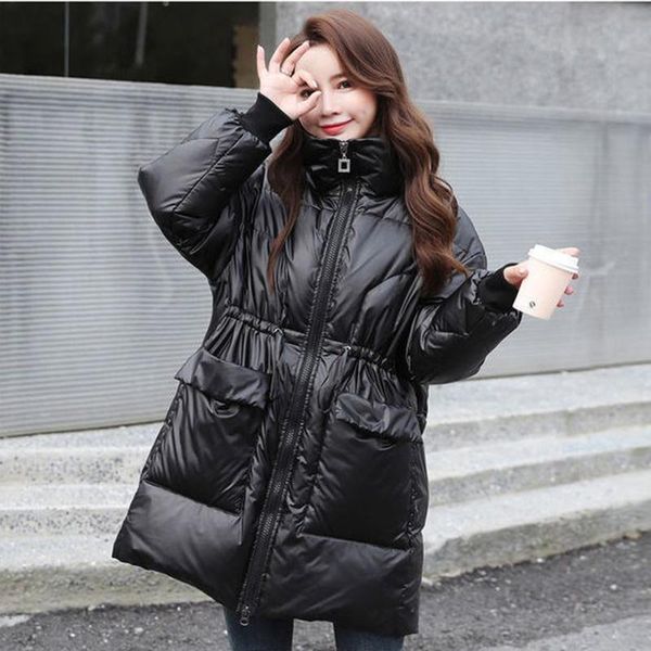 women's down & parkas winter lightweight jacket women thick warm batwing long sleeve loose doudoune pocket ultra light duck coat plus s, Black
women's down & parkas winter lightweight jacket women thick warm batwing long sleeve loose doudoune pocket ultra light duck coat plus s, Black