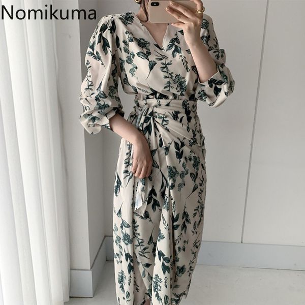 nomikuma women dress korean printing bow bandage slim waist elegant vestidos femme spring new long sleeve dresses 6e608 210427, Black;gray
nomikuma women dress korean printing bow bandage slim waist elegant vestidos femme spring new long sleeve dresses 6e608 210427, Black;gray