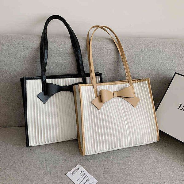 shopping bags fashion autumn tote ruched pu leather handbags for women shoulder bag bow ladies handle 220315
shopping bags fashion autumn tote ruched pu leather handbags for women shoulder bag bow ladies handle 220315
