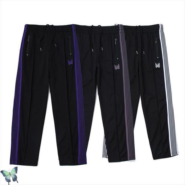 needles awge embroidery butterfly women pants hip mesh striped sweatpants fast joggers, Black
needles awge embroidery butterfly women pants hip mesh striped sweatpants fast joggers, Black