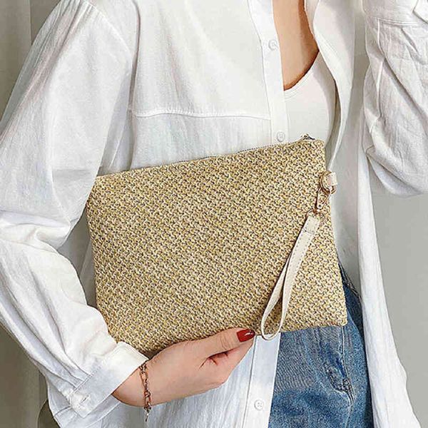 shopping bags summer straw clutch for women handmade rattan vacation beach bag wedding envelope wallet female long purses wristlet 220303
shopping bags summer straw clutch for women handmade rattan vacation beach bag wedding envelope wallet female long purses wristlet 220303