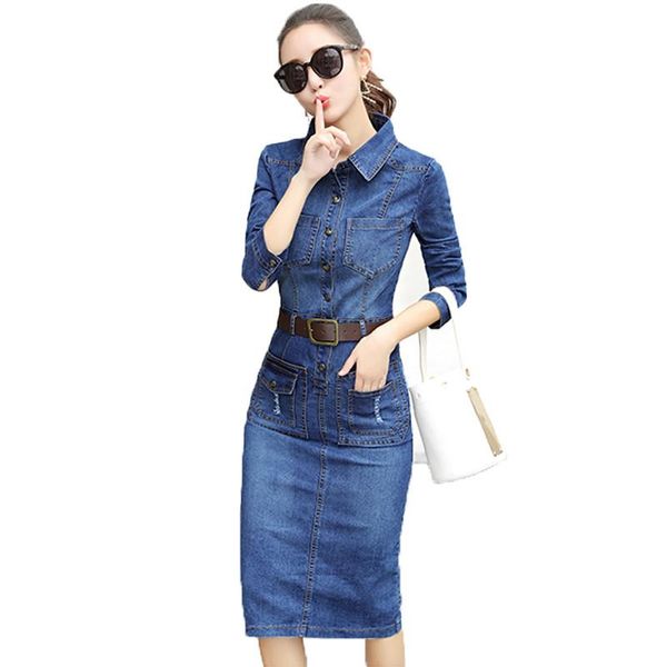 casual dresses 2021 maxi stretch jeans dress women long sleeve vestidos autumn ladies denim with pockets bodycon elegant, Black;gray
casual dresses 2021 maxi stretch jeans dress women long sleeve vestidos autumn ladies denim with pockets bodycon elegant, Black;gray