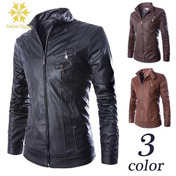 men's fur & faux 2 zippers stand pilot fashion leather jacket calipso oygyia black slim fit biker motorcycle blouson moto homme jackets
men's fur & faux 2 zippers stand pilot fashion leather jacket calipso oygyia black slim fit biker motorcycle blouson moto homme jackets