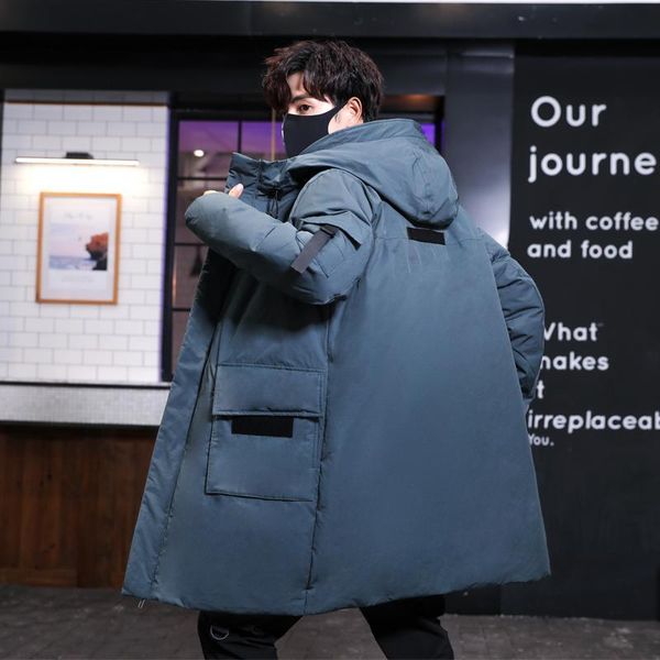 men's down & parkas winter jacket male mid-length hooded stretch casual thickness solid color big pockets men autumn menswear y2xp, Black
men's down & parkas winter jacket male mid-length hooded stretch casual thickness solid color big pockets men autumn menswear y2xp, Black