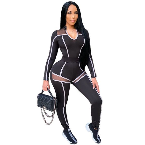 women's tracksuits fashion mesh sport outfit female set 2 pcs long sleeve waist running yoga fitness suit gym workout clothes for, Gray
women's tracksuits fashion mesh sport outfit female set 2 pcs long sleeve waist running yoga fitness suit gym workout clothes for, Gray