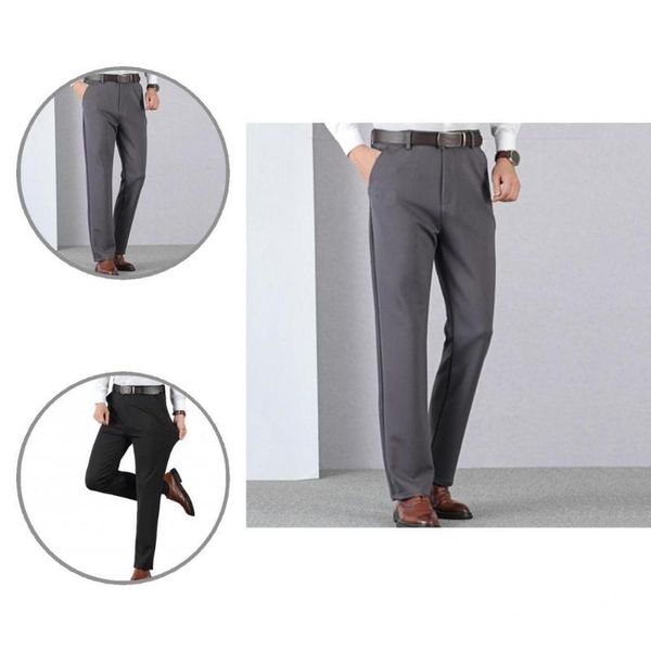 men's suits & blazers straight anti-iron soft male trousers for meeting men suit pants, White;black
men's suits & blazers straight anti-iron soft male trousers for meeting men suit pants, White;black
