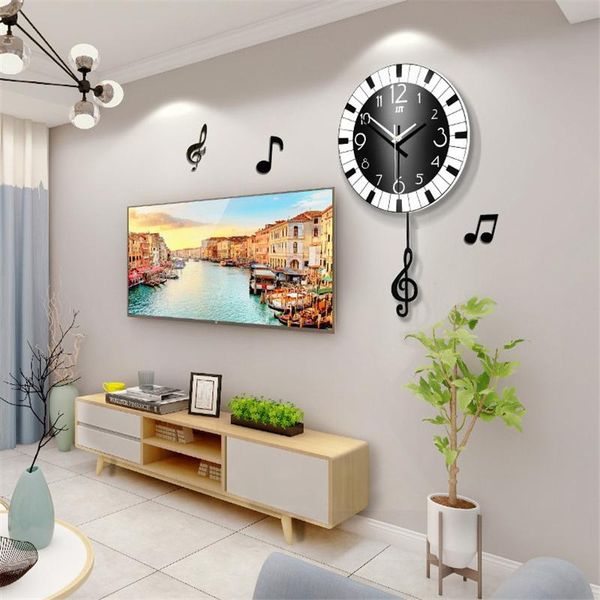 wall clocks nordic creative musical note swing clock living room modern bedroom silent home fashion hanging watch
wall clocks nordic creative musical note swing clock living room modern bedroom silent home fashion hanging watch