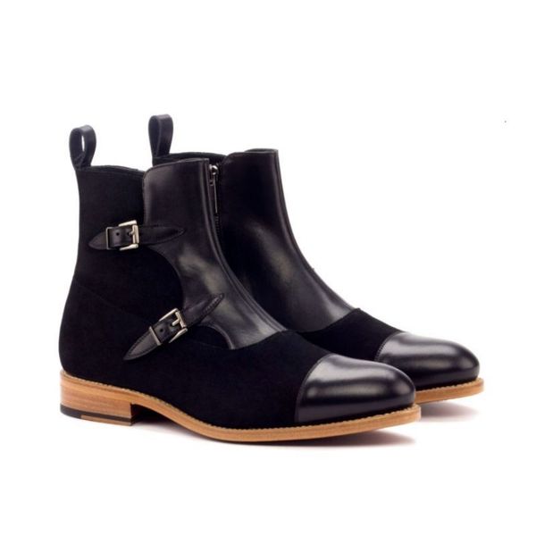dress shoes botas masculinas de pu com fivela dupla zÃper lateral, botas curtas da moda em oferta, outono e inverno ka532 zmmq, Black
dress shoes botas masculinas de pu com fivela dupla zÃper lateral, botas curtas da moda em oferta, outono e inverno ka532 zmmq, Black