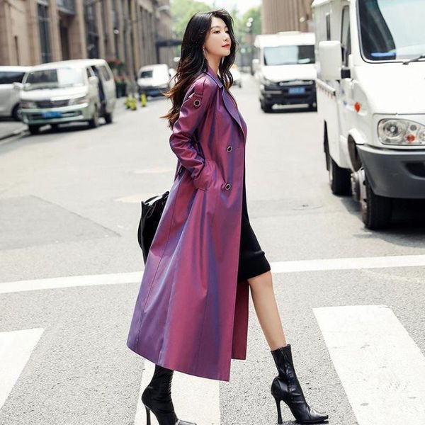 women's trench coats windbreaker knee length british coat purple autumn 2021 chameleon temperament long, Tan;black
women's trench coats windbreaker knee length british coat purple autumn 2021 chameleon temperament long, Tan;black