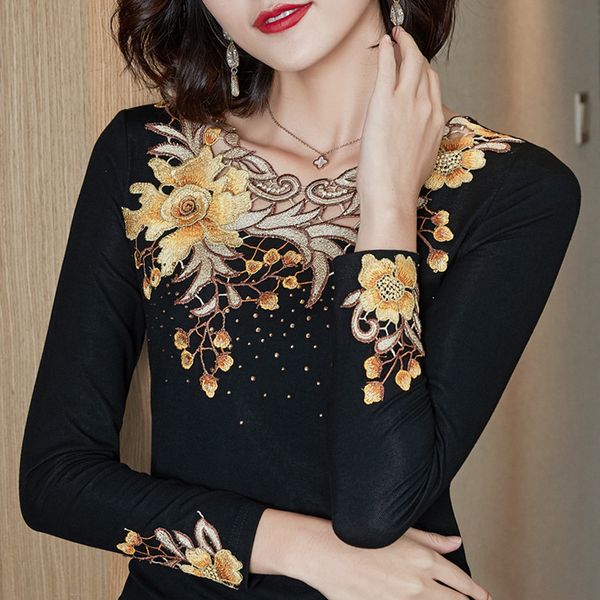 new 2021 spring autumn woman tshirts fashion embroidered long sleeves womens t-shirt -4xl plus size women blusas, White
new 2021 spring autumn woman tshirts fashion embroidered long sleeves womens t-shirt -4xl plus size women blusas, White