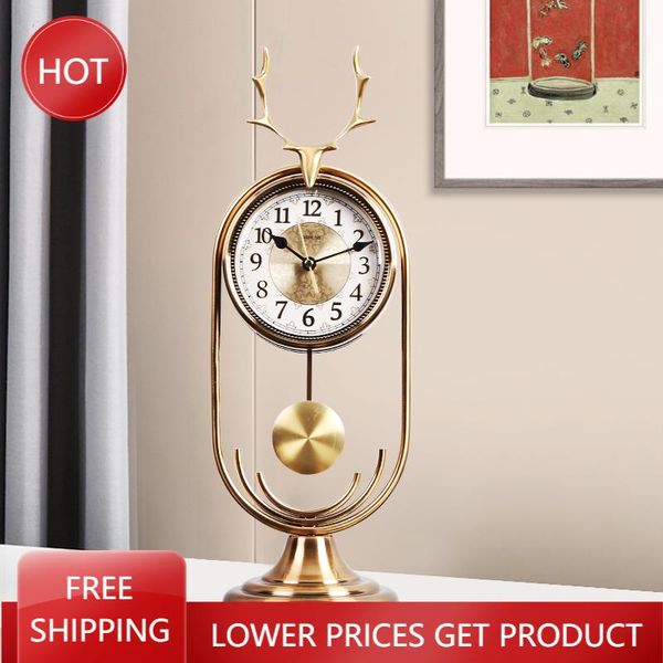 desk & table clocks large fashion clock living room creative art electronic luxury metal standing reloj de escritorio home watch
desk & table clocks large fashion clock living room creative art electronic luxury metal standing reloj de escritorio home watch