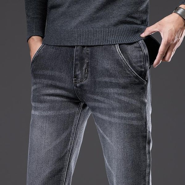 men's jeans autumn and winter anti-theft zipper fashion retro regular fit denim pants blue smoky gray male brand trousers
men's jeans autumn and winter anti-theft zipper fashion retro regular fit denim pants blue smoky gray male brand trousers