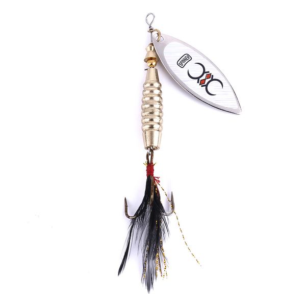 metal blades spinner bait 8.7cm 17g spoons fishing lure rotate spinnerbaits with black feather hooks
metal blades spinner bait 8.7cm 17g spoons fishing lure rotate spinnerbaits with black feather hooks
