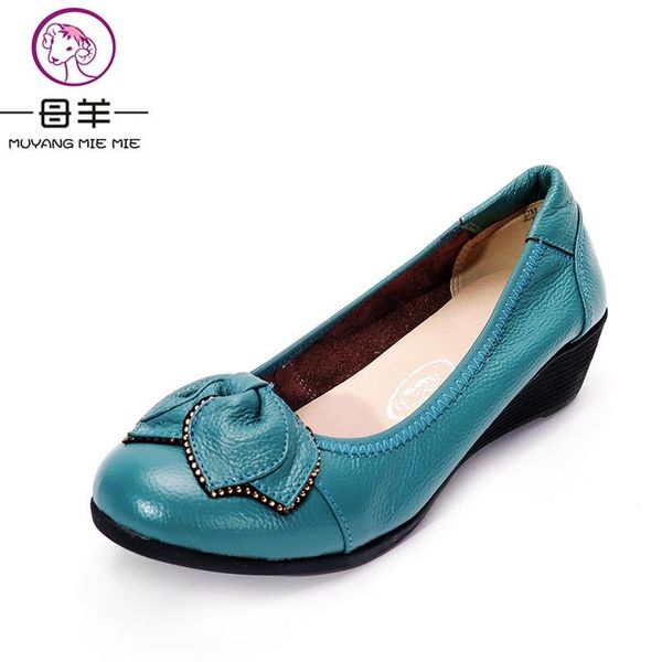 2021 fashion wedges women genuine leather wedge shoes woman casual colorful high heels 6 colors dress, Black
2021 fashion wedges women genuine leather wedge shoes woman casual colorful high heels 6 colors dress, Black