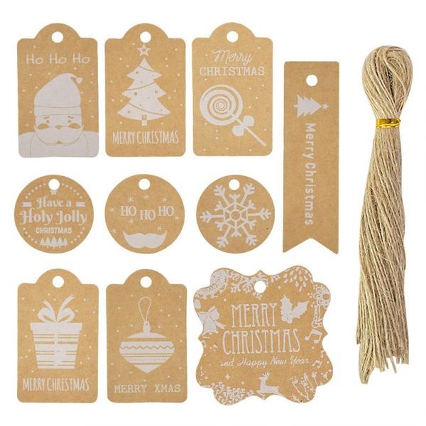 gift wrap 50pcs/set christmas kraft paper tags xmas boxes label diy handmade tree hanging tag
gift wrap 50pcs/set christmas kraft paper tags xmas boxes label diy handmade tree hanging tag