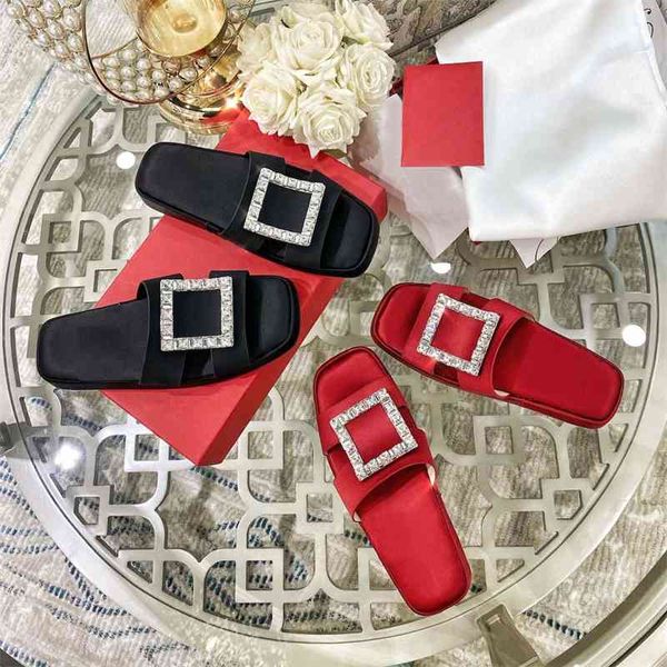 women's luxury brands crystal casual outside ladies flat shoes new fashion open toe slippers size 40, Black
women's luxury brands crystal casual outside ladies flat shoes new fashion open toe slippers size 40, Black
