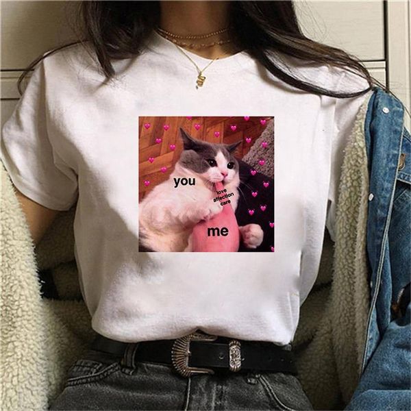 short sleeve kawaii dogs cats womens t shirts street fashion funny harajuku graphic, White
short sleeve kawaii dogs cats womens t shirts street fashion funny harajuku graphic, White