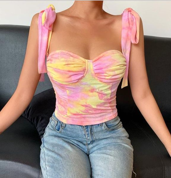 women's t-shirt summer women casual cropped shirt sleeveless fall twisted tie wrapped elastic party v-neck clothes, White
women's t-shirt summer women casual cropped shirt sleeveless fall twisted tie wrapped elastic party v-neck clothes, White