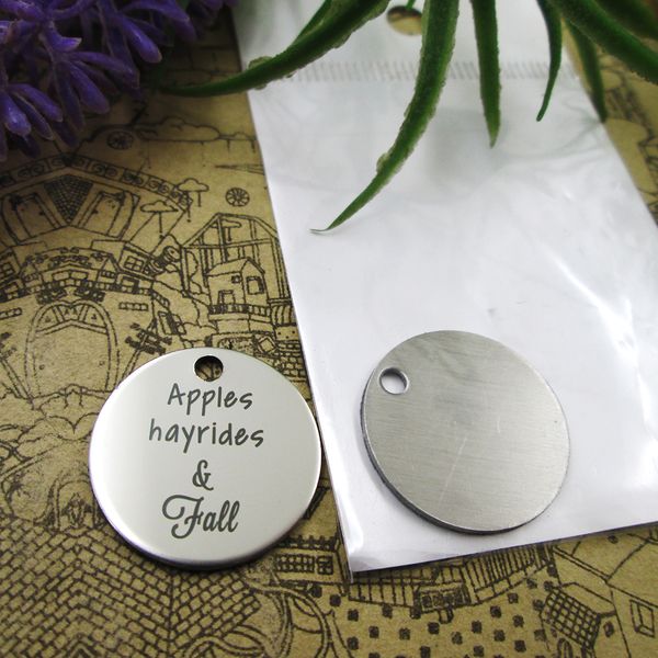 40pcs--stainless steel charms"apples hayrides and fall" more style choosing diy pendants fo necklace, Bronze;silver
40pcs--stainless steel charms"apples hayrides and fall" more style choosing diy pendants fo necklace, Bronze;silver