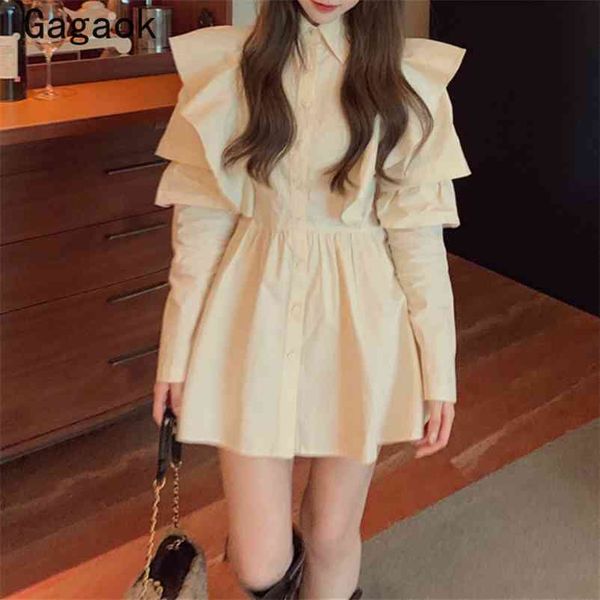 fashion office lady dress women spring autumn solid stand ruffles a-line mini dresses chic wild vestidos k3954 210531, Black;gray
fashion office lady dress women spring autumn solid stand ruffles a-line mini dresses chic wild vestidos k3954 210531, Black;gray