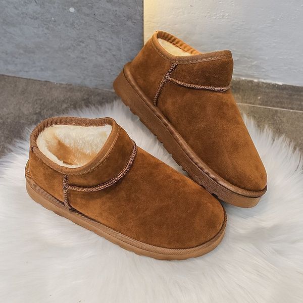 boots women winter snow warm flat plus size platform slip on ladies women's shoes flock fur suede ankle female ynke, Black
boots women winter snow warm flat plus size platform slip on ladies women's shoes flock fur suede ankle female ynke, Black