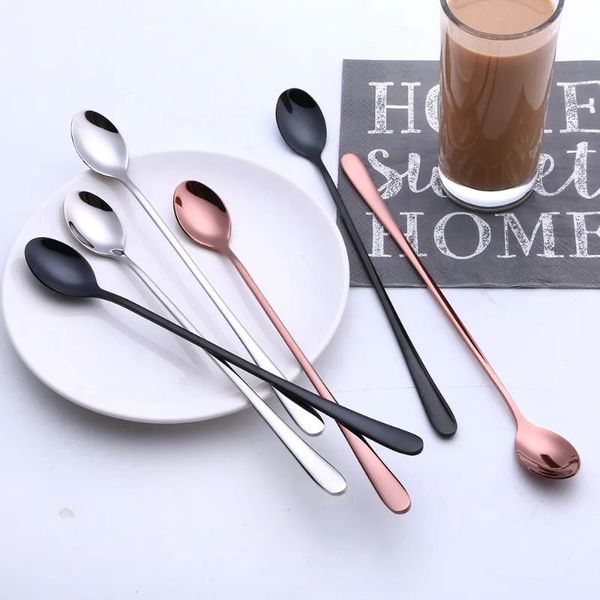 spoons europe tableware 3 colors long handle mixing coffee tea beverages kitchen single spoon
spoons europe tableware 3 colors long handle mixing coffee tea beverages kitchen single spoon