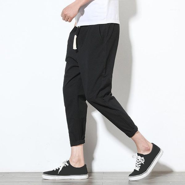 fashion male brand clothing summer casual harem pants men drawstring ankle knee pencil mens leisure trousers men's, Black
fashion male brand clothing summer casual harem pants men drawstring ankle knee pencil mens leisure trousers men's, Black