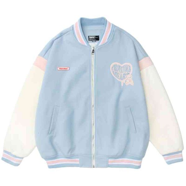 men's jackets men harajuku baseball heart letter bear applique varsity coats casual college hip hop cute fashion couple blouse 9zmk, Black;brown
men's jackets men harajuku baseball heart letter bear applique varsity coats casual college hip hop cute fashion couple blouse 9zmk, Black;brown