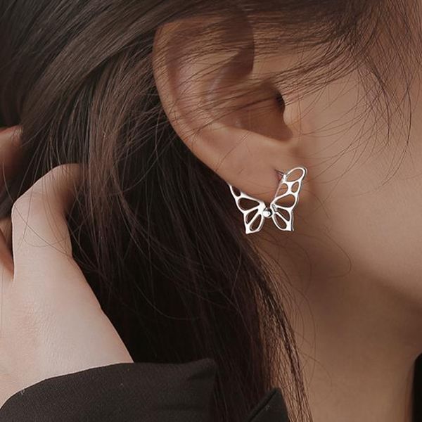 hoop & huggie vsnow minimalist hollow out butterfly earring for women unusual metallic geometric silver color jewelry pendientes, Golden;silver
hoop & huggie vsnow minimalist hollow out butterfly earring for women unusual metallic geometric silver color jewelry pendientes, Golden;silver