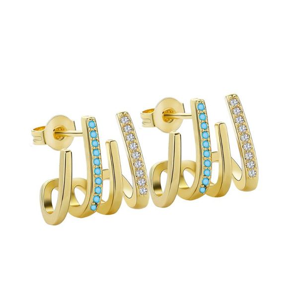 hoop & huggie 2021 rainbow color earrings for women shiny micro pave zircon c shape earring femme fashion jewelry gift, Golden;silver
hoop & huggie 2021 rainbow color earrings for women shiny micro pave zircon c shape earring femme fashion jewelry gift, Golden;silver