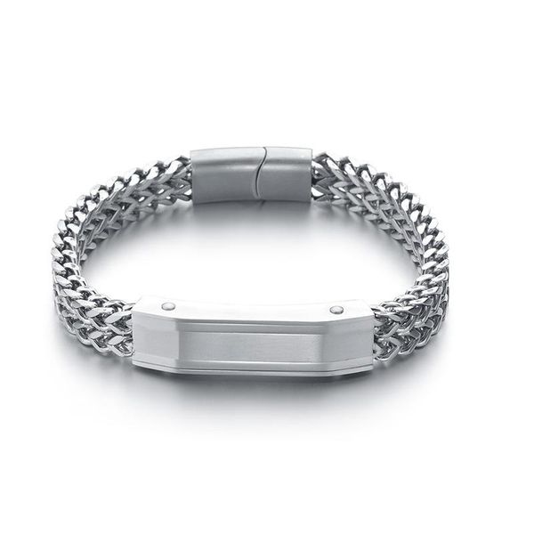 charm bracelets double-row keel chain stainless steel for men him father jewelry gift simple link wtih 8.3inch, Golden;silver
charm bracelets double-row keel chain stainless steel for men him father jewelry gift simple link wtih 8.3inch, Golden;silver