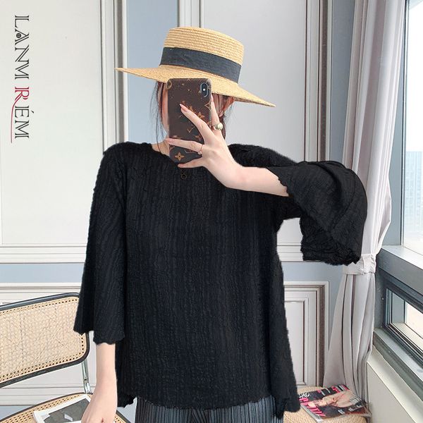 women green pleated big size t-shirt arrivals round neckthree quarter sleeve fashion summer 2e1971 210507, White
women green pleated big size t-shirt arrivals round neckthree quarter sleeve fashion summer 2e1971 210507, White