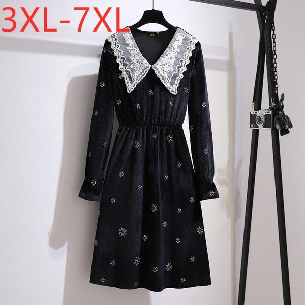 casual dresses ladies autumn winter plus size midi dress for women large long sleeve loose black floral 3xl 4xl 5xl 6xl 7xl, Black;gray
casual dresses ladies autumn winter plus size midi dress for women large long sleeve loose black floral 3xl 4xl 5xl 6xl 7xl, Black;gray