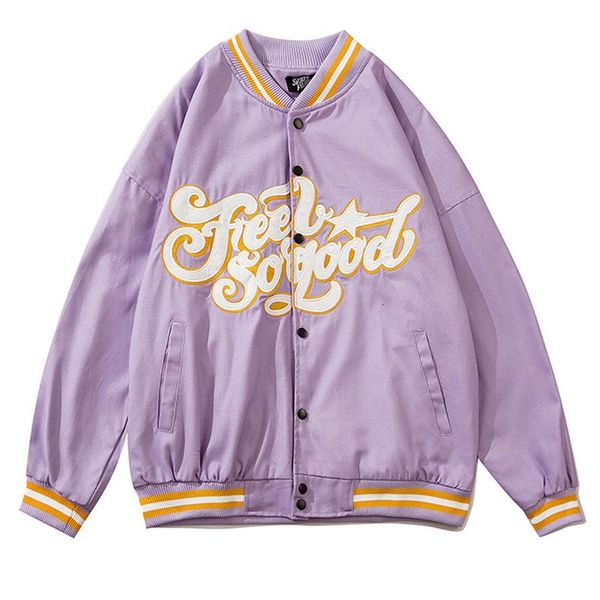 men's jackets 2021 spring&autumn letter embroidery baseball jacket women's coat couple bomber boyfriend style varsity street, Black;brown 
men's jackets 2021 spring&autumn letter embroidery baseball jacket women's coat couple bomber boyfriend style varsity street, Black;brown