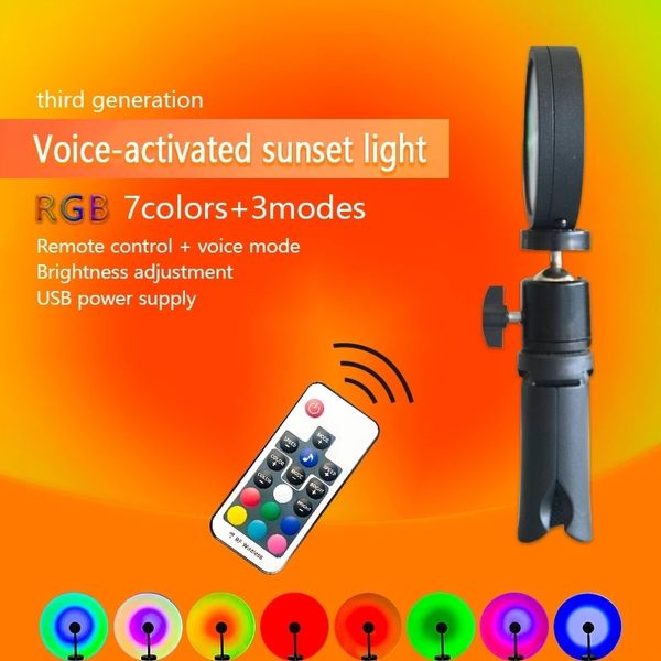 usb rgb sunset lamp projector led night light sun projection desk lamp for bedroom bar coffee store wall decoration lighting
usb rgb sunset lamp projector led night light sun projection desk lamp for bedroom bar coffee store wall decoration lighting