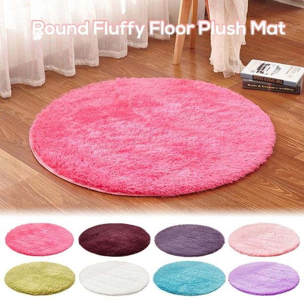 carpets 40*40cm round fluffy floor plush mat anti-slip thickened soft shower rug carpet for bedroom living room decor
carpets 40*40cm round fluffy floor plush mat anti-slip thickened soft shower rug carpet for bedroom living room decor