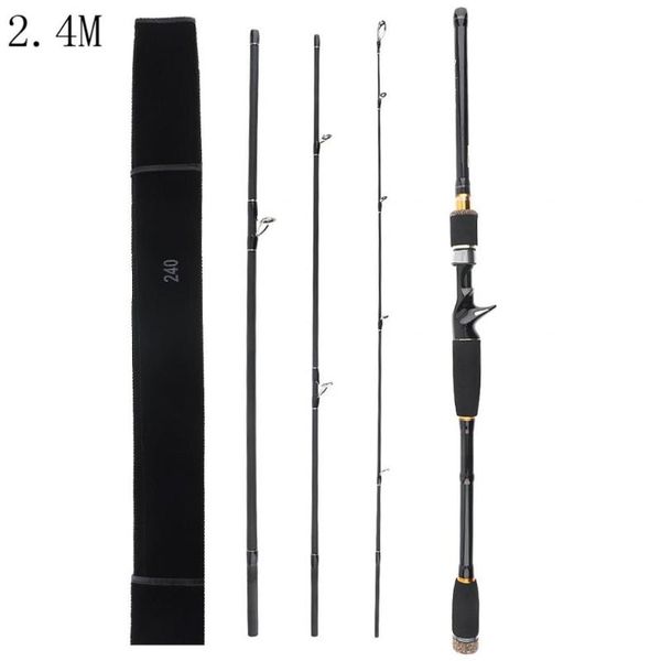 lure fishing rods 2.4m 4 section carbon fiber rod m power ultra light casting pole boat
lure fishing rods 2.4m 4 section carbon fiber rod m power ultra light casting pole boat
