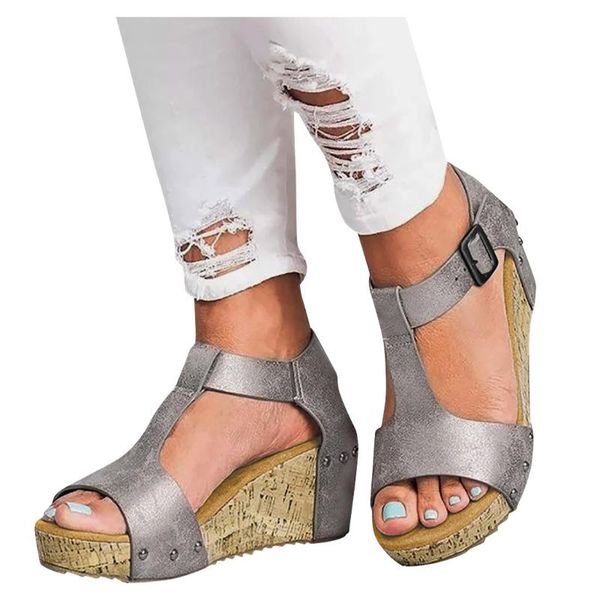 women sandals plus size wedges shoes for platform roman style open toe ladies casual beach, Black
women sandals plus size wedges shoes for platform roman style open toe ladies casual beach, Black