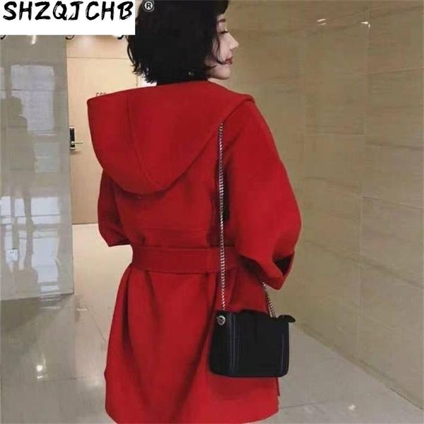 100% wool coat women hooded female jacket korean ladies coats and jackets spring autumn fashion casaco feminino pph14 women's & blends, Black
100% wool coat women hooded female jacket korean ladies coats and jackets spring autumn fashion casaco feminino pph14 women's & blends, Black