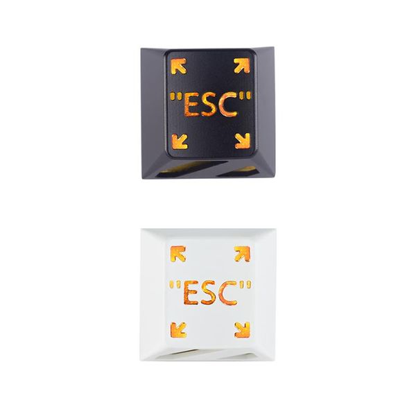 holyoops esc r1 artisan keycap cnc anodized aluminum compatible cherry mx switches back lit white orange black keyboards
holyoops esc r1 artisan keycap cnc anodized aluminum compatible cherry mx switches back lit white orange black keyboards