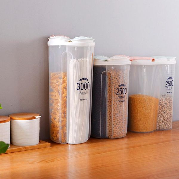 kitchen storage tank transparent box rotating dry rice container plastic sealed compartment bottles & jars
kitchen storage tank transparent box rotating dry rice container plastic sealed compartment bottles & jars