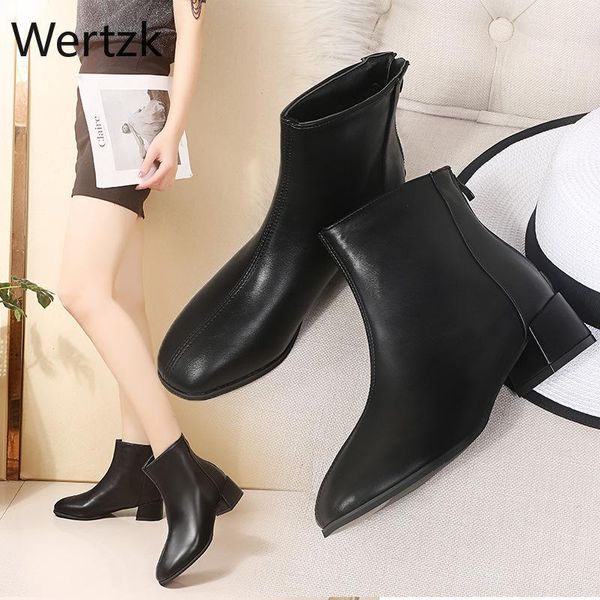 boots cross-border seller head thick heel 2021 autumn/winter model with trendy after zip short women shoes, Black
boots cross-border seller head thick heel 2021 autumn/winter model with trendy after zip short women shoes, Black