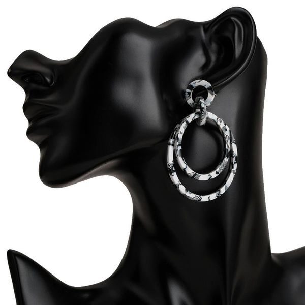 trendy tortoiseshell earrings acetic acid pendant hollow round stud for women vintage dangle & chandelier, Silver
trendy tortoiseshell earrings acetic acid pendant hollow round stud for women vintage dangle & chandelier, Silver