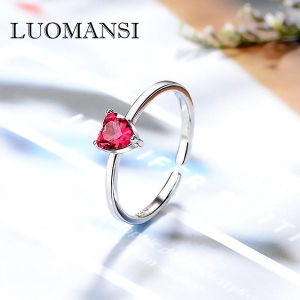luomansi ruby heart-shaped open rings s925 sterling silver female ring fashion jewelry for girlfriend gifts cluster, Golden;silver
luomansi ruby heart-shaped open rings s925 sterling silver female ring fashion jewelry for girlfriend gifts cluster, Golden;silver